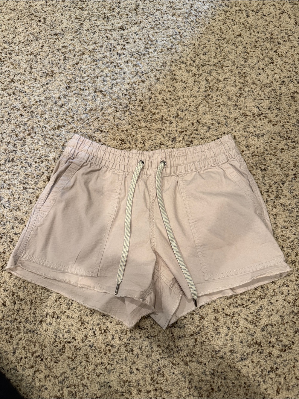 Vuori Vintage Ripstop tan shorts